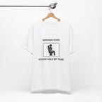Nervous Flyer Please Hold My Hand - T-shirt drôle de voyage